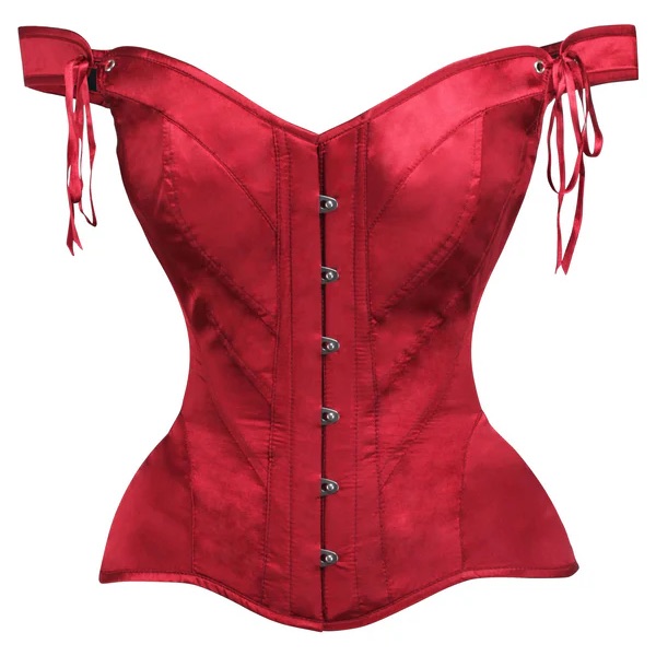 Corset Story Lipstick Red Sleeved Corset 30 Corset